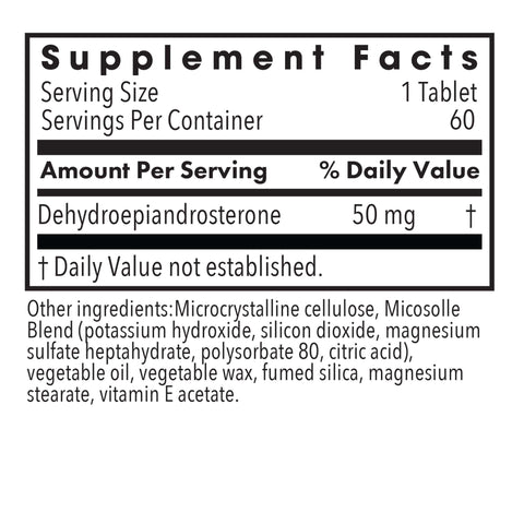 DHEA 50mg (60 tablets)