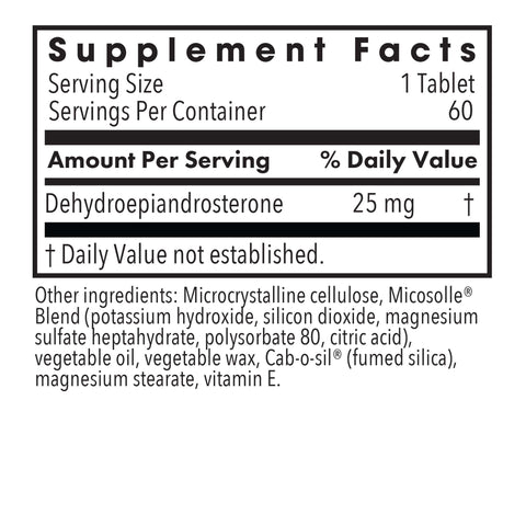 DHEA 25mg (60 tablets)