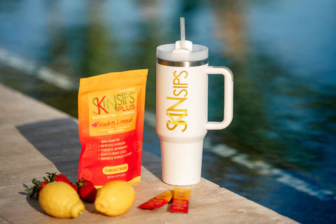 SkinSips PLUS Strawberry Lemonade 20ct