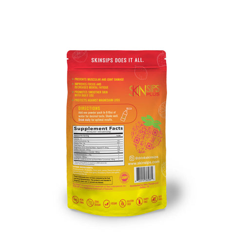 SkinSips PLUS Strawberry Lemonade 20ct
